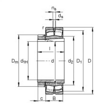 Rolando 22228-E1-K + H3128 FAG