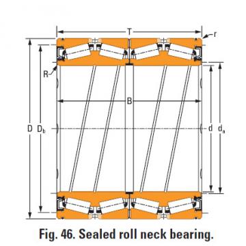 Rolamentos de rolo de rolo selado k160938 O-ring