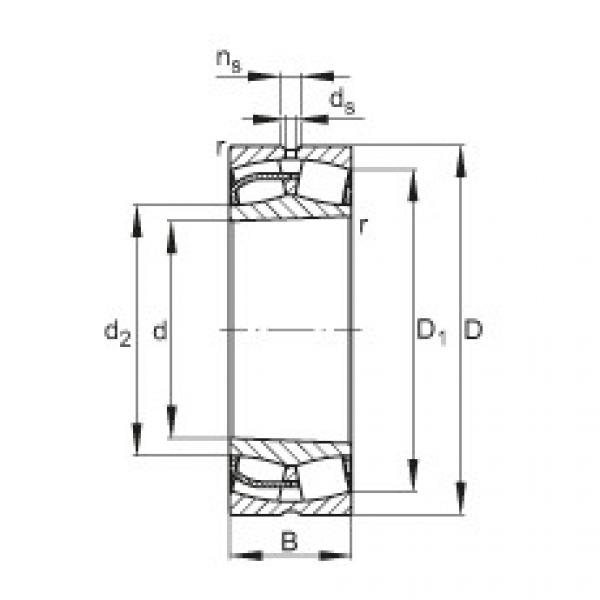 FAG Rolamento autocompensador de rolos - 24032-BE-XL-K30 #1 image